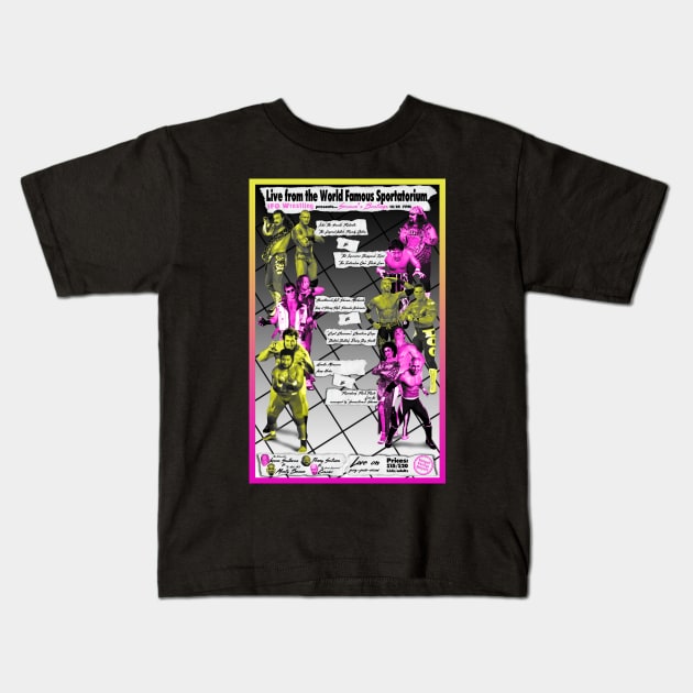 Pro Wrestling Dream Matches, Vol. 1 Kids T-Shirt by ifowrestling